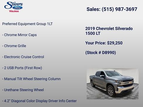 Used 2019 Chevrolet Silverado 1500 LT w/ Texas Edition AWD/4WD image 11