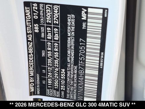 Certified 2026 Mercedes-Benz GLC 300 4MATIC image 19