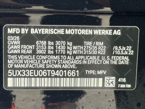 Used 2026 BMW X5 M60i AWD/4WD image 32