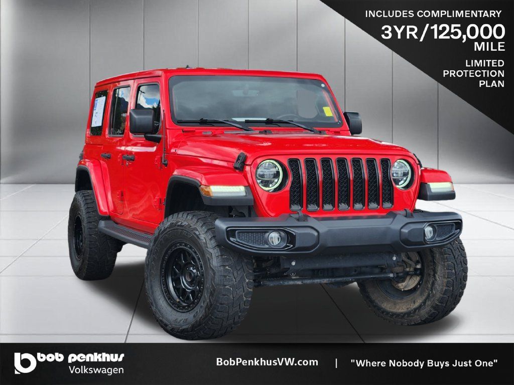 Used 2020 Jeep Wrangler Unlimited Sahara AWD/4WD image 1