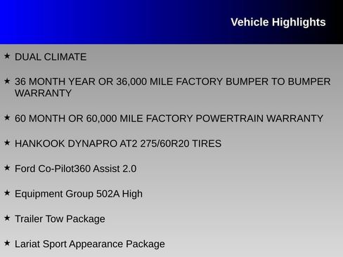 Used 2023 Ford F150 Lariat w/ Equipment Group 502A High AWD/4WD image 16