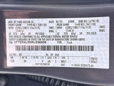 Used 2024 Ford Ranger Raptor AWD/4WD image 30