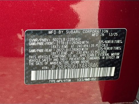 New 2026 Subaru Outback Premium AWD/4WD image 41