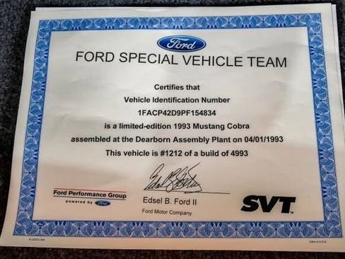 Used 1993 Ford Mustang Cobra image 55