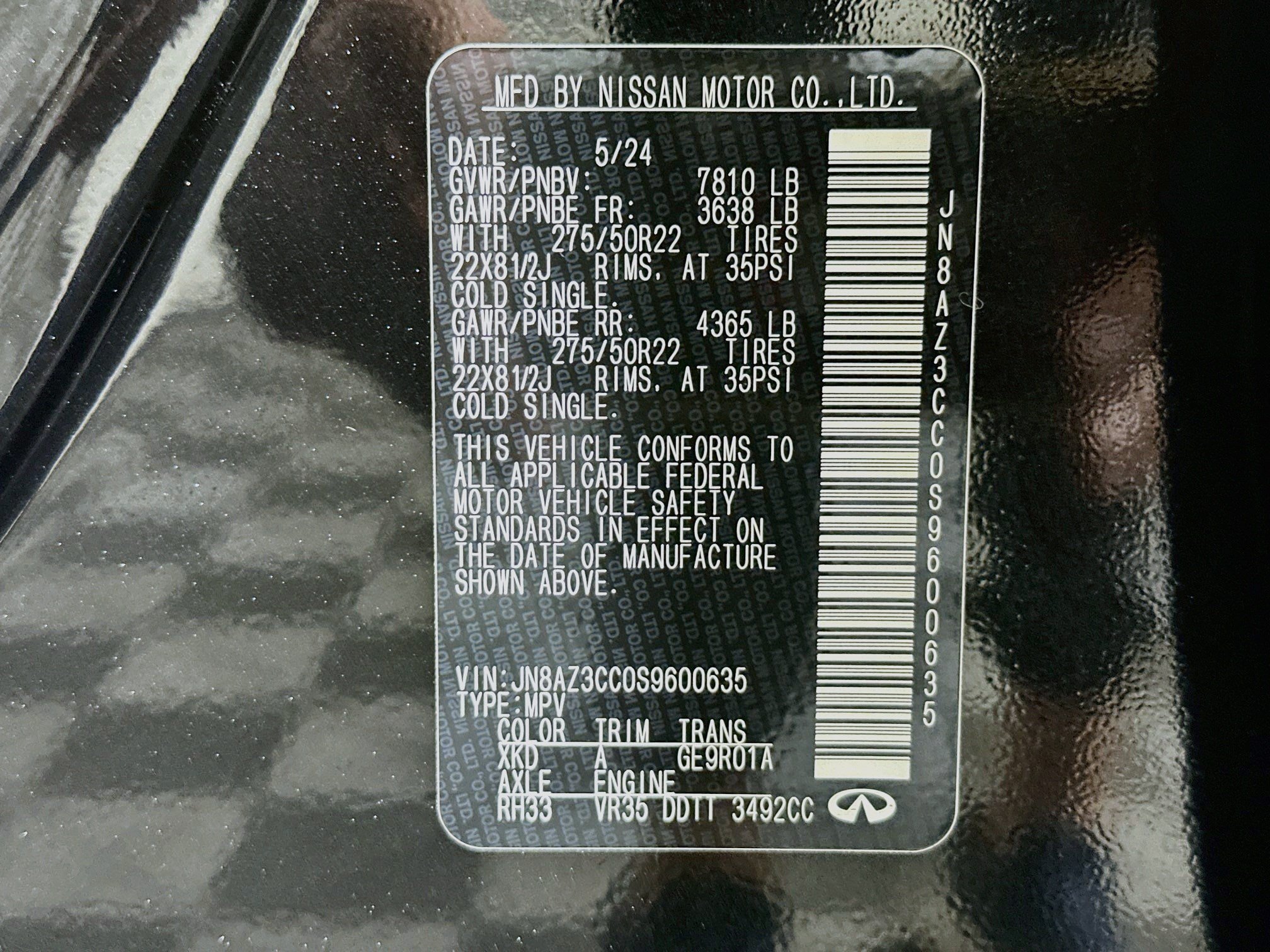 Used 2025 INFINITI QX80 Autograph AWD/4WD image 38