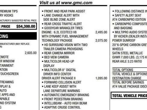Used 2021 GMC Sierra 1500 AT4 w/ AT4 Value Package AWD/4WD image 2