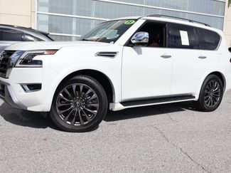 Used 2023 Nissan Armada Platinum w/ Captain's Chairs Package RWD video 1