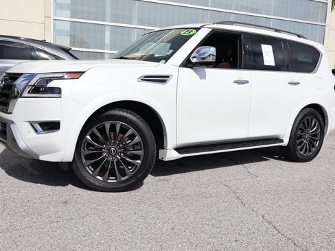 Used 2023 Nissan Armada Platinum w/ Captain's Chairs Package RWD image 1