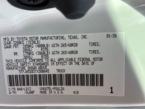 New 2026 Toyota Tundra Limited image 56