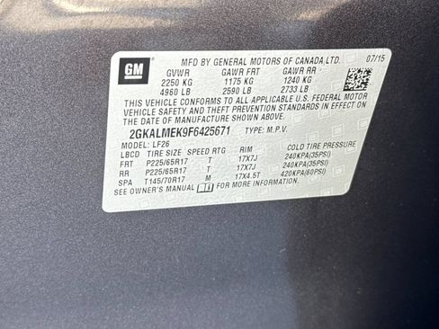 Used 2015 GMC Terrain SLE FWD image 39