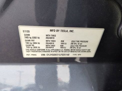 Used 2020 Tesla Model Y Long Range AWD/4WD image 13
