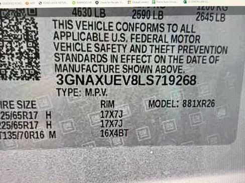 Used 2020 Chevrolet Equinox LT image 40