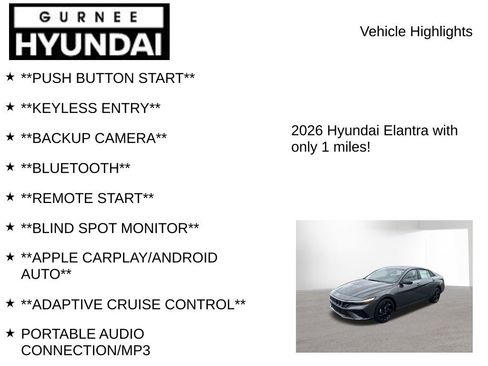 New 2026 Hyundai Elantra SEL Sport Premium w/ Cargo Package FWD image 7