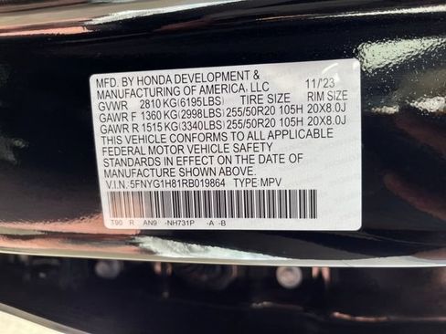 Used 2024 Honda Pilot Elite image 25