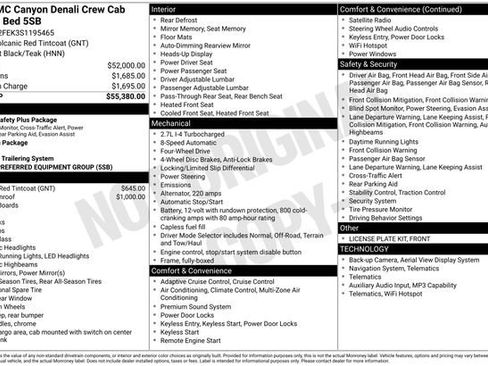 Used 2025 GMC Canyon Denali AWD/4WD image 3