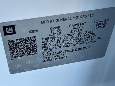 Used 2020 Chevrolet Malibu RS w/ LPO, Convenience Package 1 FWD image 53