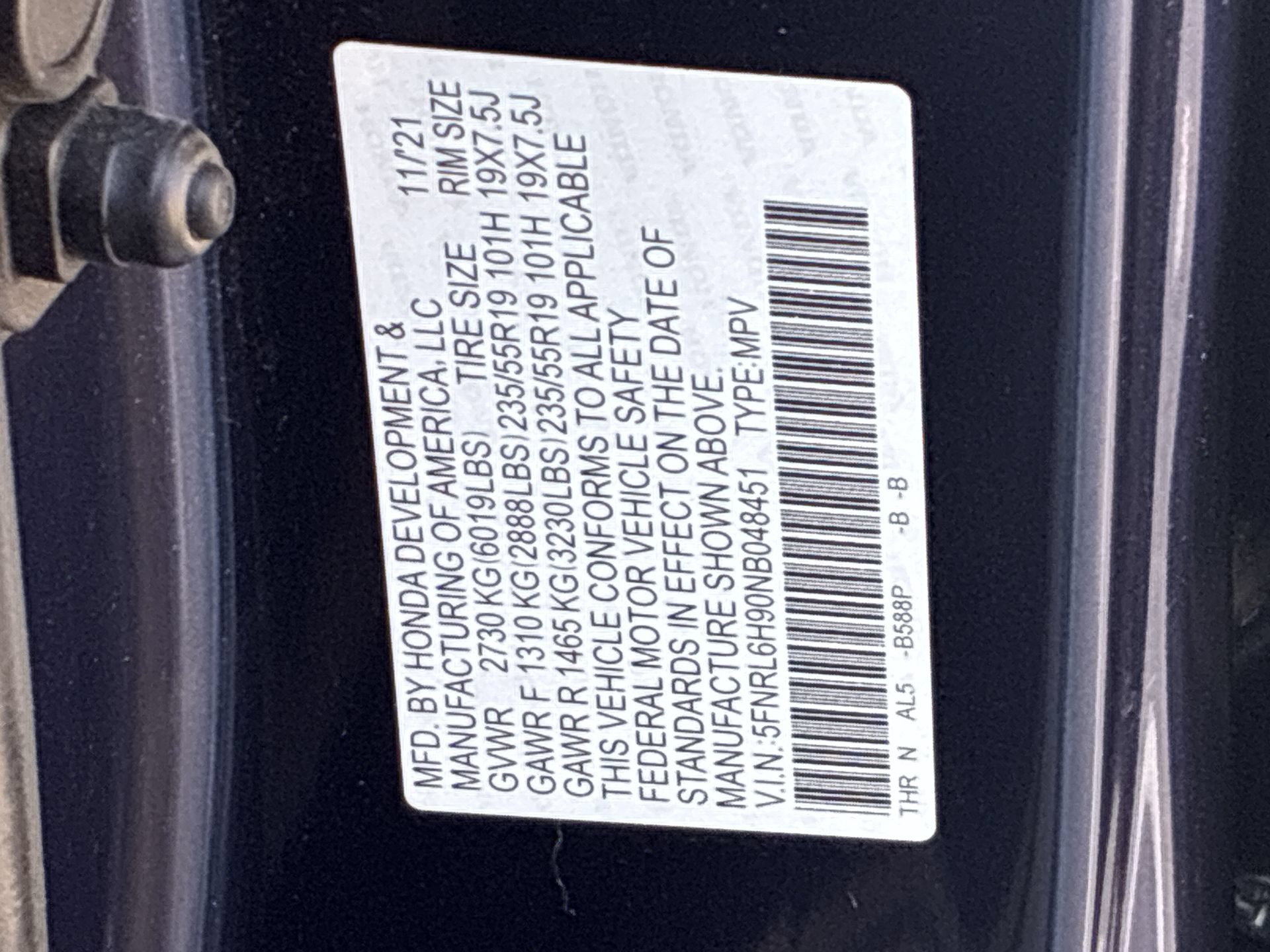 Certified 2022 Honda Odyssey Elite image 39