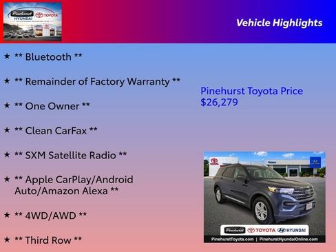 Used 2023 Ford Explorer XLT AWD/4WD image 16