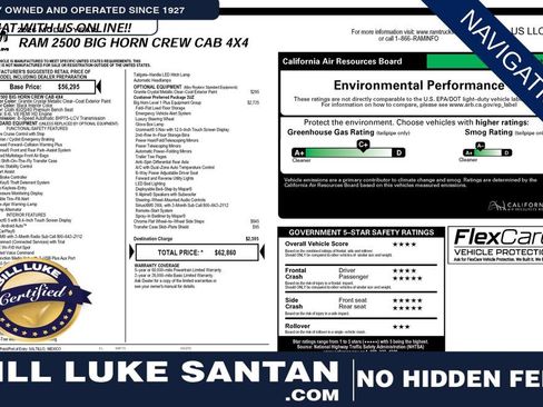 Used 2026 RAM 2500 Big Horn AWD/4WD image 1