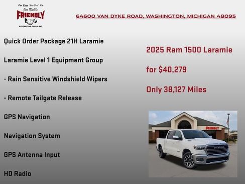 Used 2025 RAM 1500 Laramie AWD/4WD image 5