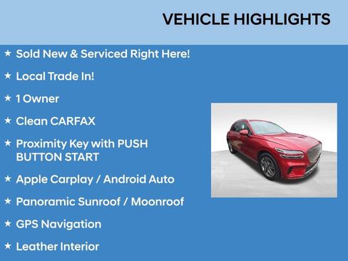 Used 2024 Genesis GV70 2.5T w/ Advanced Package AWD/4WD image 2
