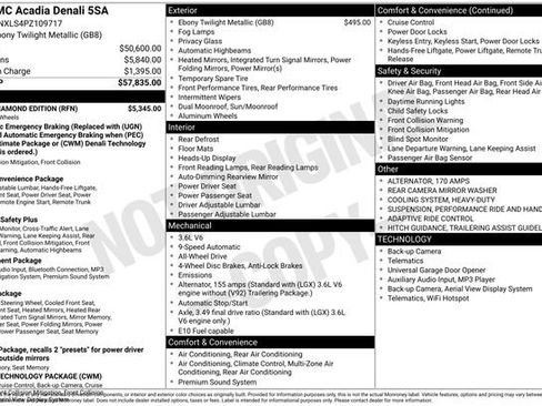 Used 2023 GMC Acadia Denali w/ Black Diamond Edition image 17