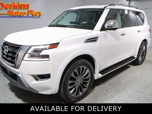 Used 2024 Nissan Armada Platinum w/ Captain's Chairs Package image 1