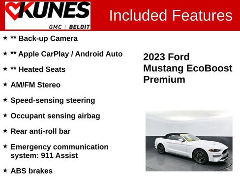 Used 2023 Ford Mustang Premium RWD image 2