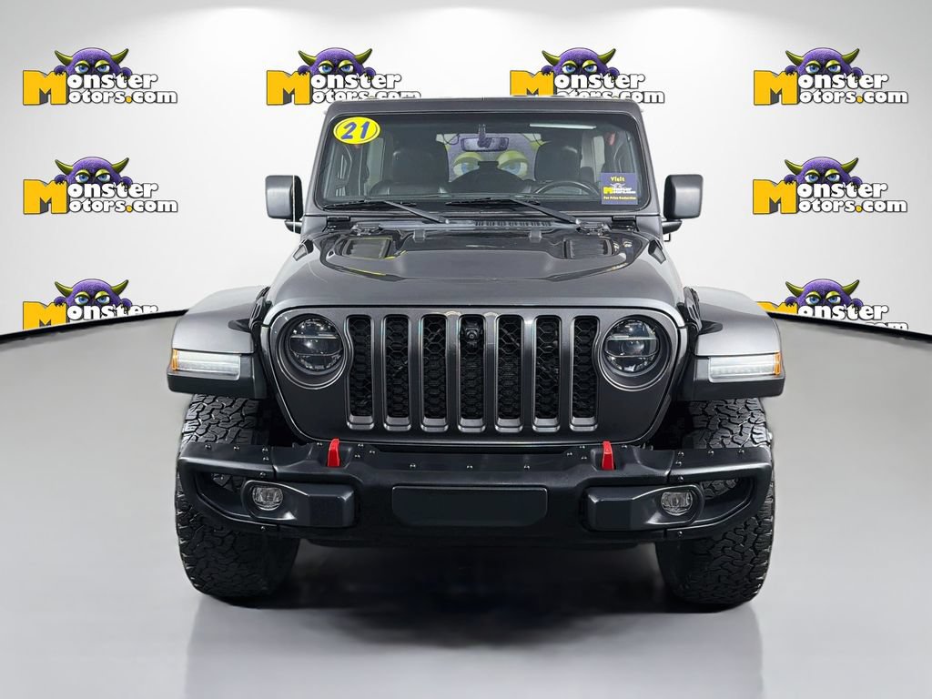 Used 2021 Jeep Wrangler Unlimited Rubicon w/ Uconnect 4C Nav & Sound Group AWD/4WD image 2