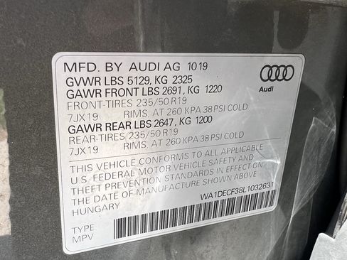 Used 2020 Audi Q3 2.0T Premium w/ Convenience Package AWD/4WD image 37