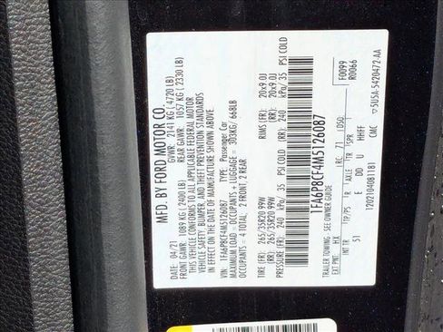 Used 2021 Ford Mustang GT Premium w/ Equipment Group 401A RWD image 22
