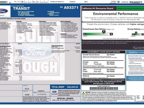 Used 2023 Ford Transit 250 Low Roof w/ Exterior Upgrade Package image 37