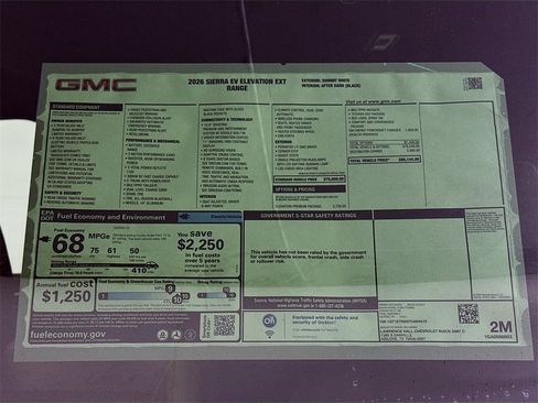 New 2026 GMC Sierra EV Elevation w/ Premium Package image 19