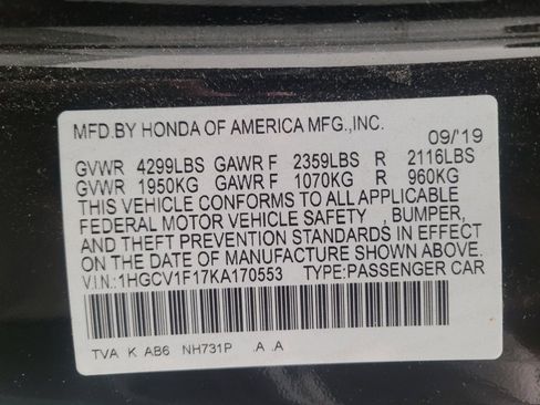 Used 2019 Honda Accord LX image 33