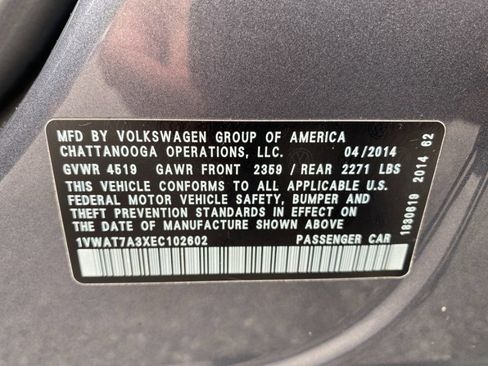 Used 2014 Volkswagen Passat 1.8T Wolfsburg Edition FWD image 11