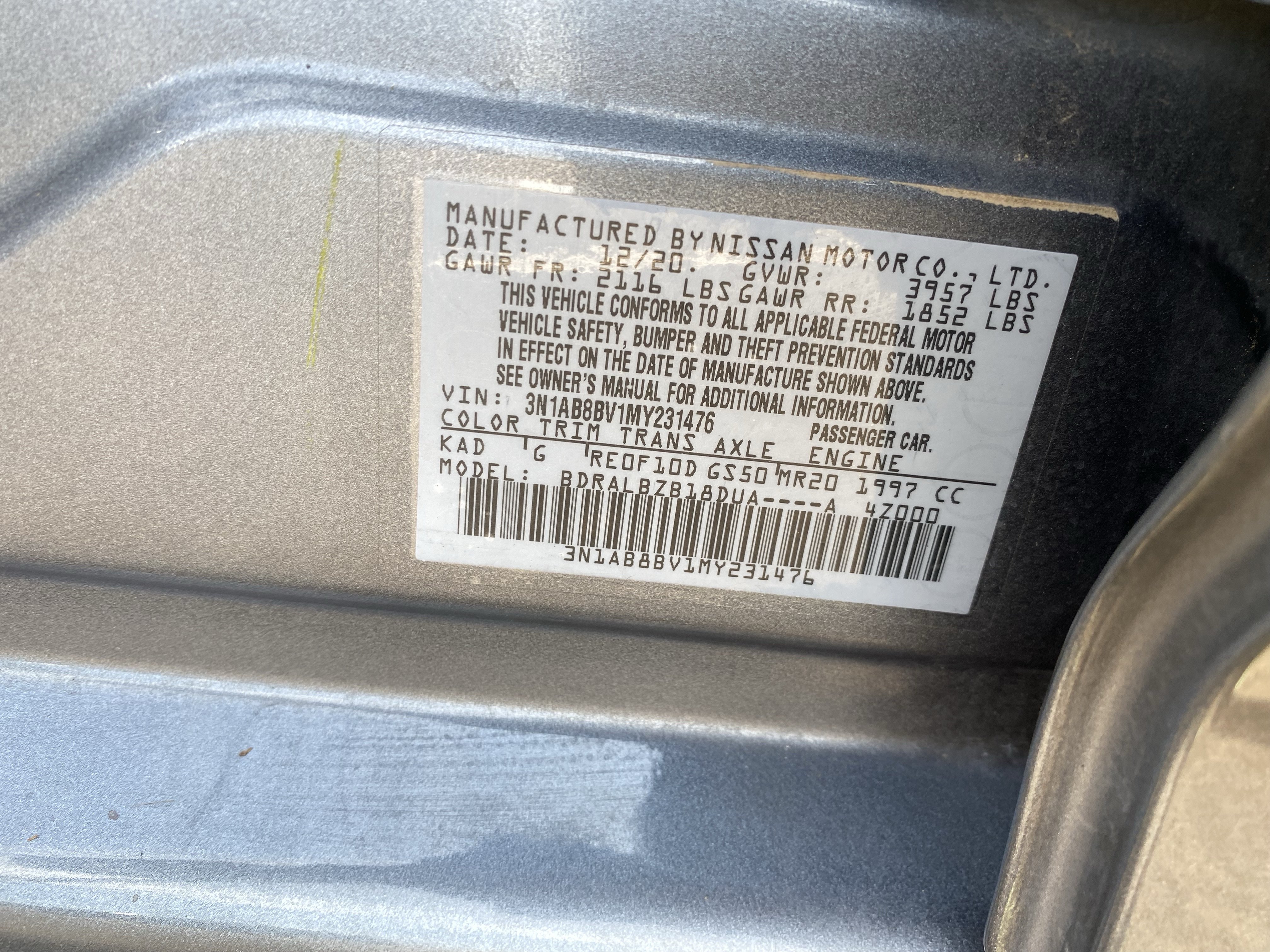 Used 2021 Nissan Sentra S FWD image 32