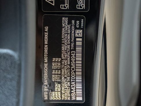 Used 2023 BMW 430i xDrive Convertible w/ M Sport Package image 70