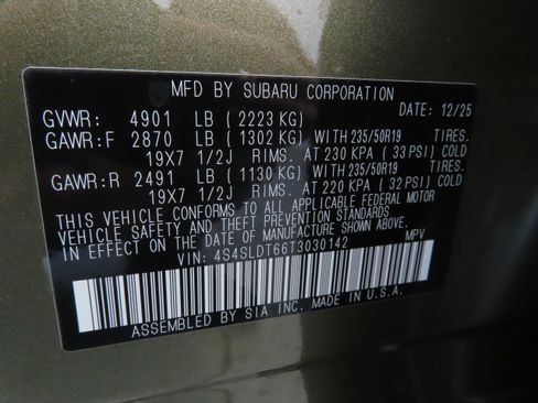 New 2026 Subaru Forester Touring image 30