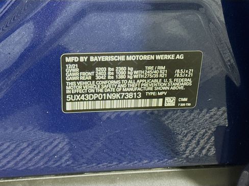 Used 2022 BMW X3 sDrive30i w/ Premium Package 2 image 40