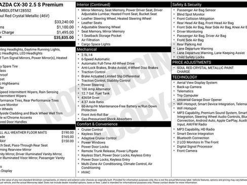New 2026 MAZDA CX-30 AWD 2.5 S w/ Premium Package image 30