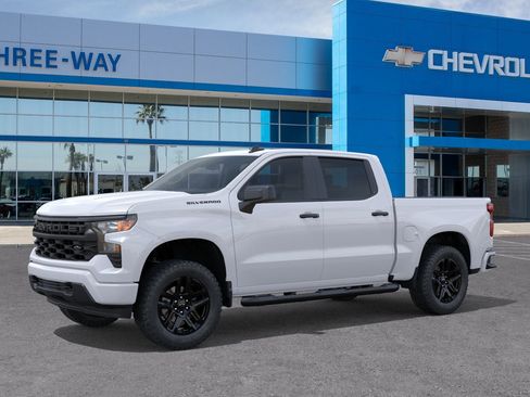 New 2026 Chevrolet Silverado 1500 Custom w/ Turbomax Blackout Package RWD image 2