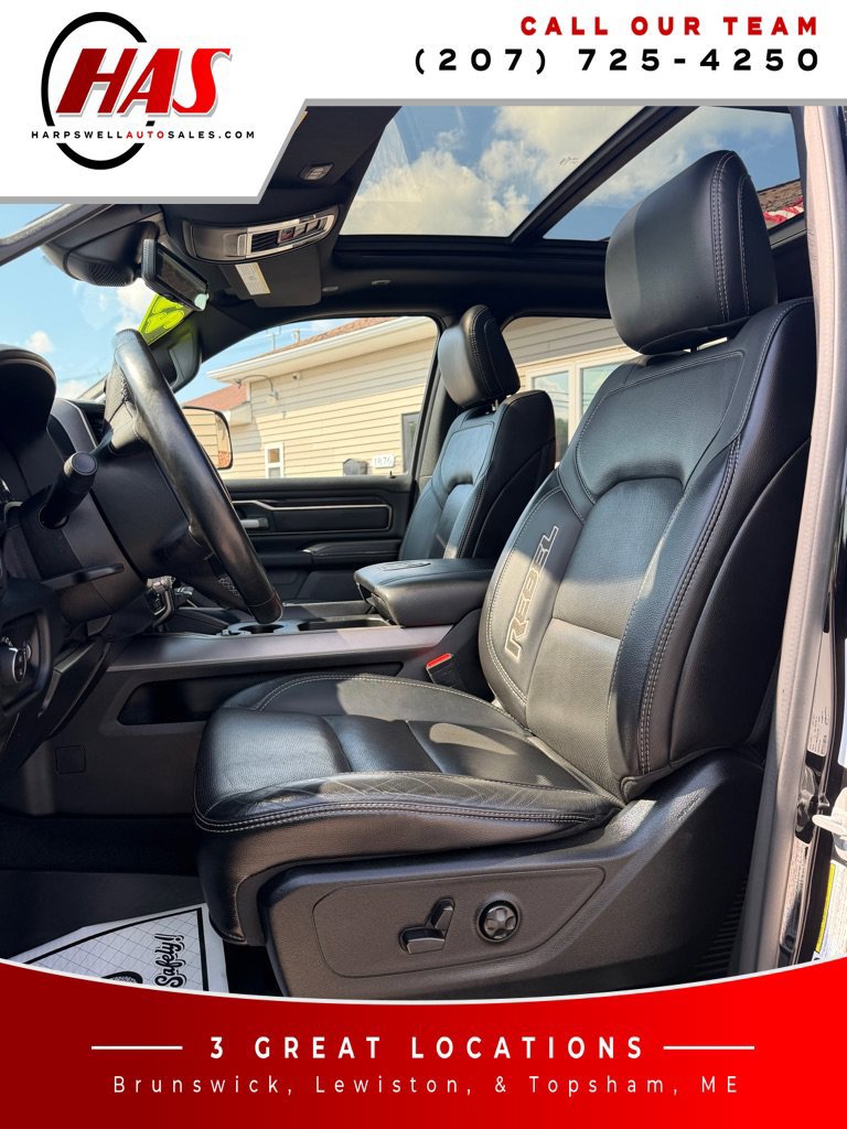 Used 2021 RAM 1500 Rebel w/ Leather & Sound Group AWD/4WD image 10