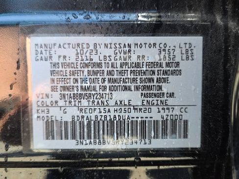 Used 2024 Nissan Sentra S FWD image 3