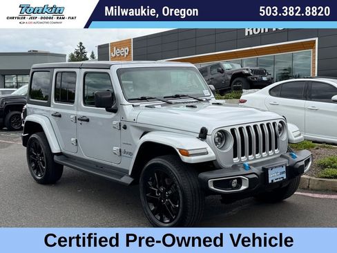 Certified 2023 Jeep Wrangler Unlimited Sahara AWD/4WD image 1