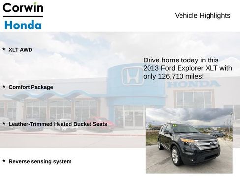 Used 2013 Ford Explorer XLT AWD/4WD image 7