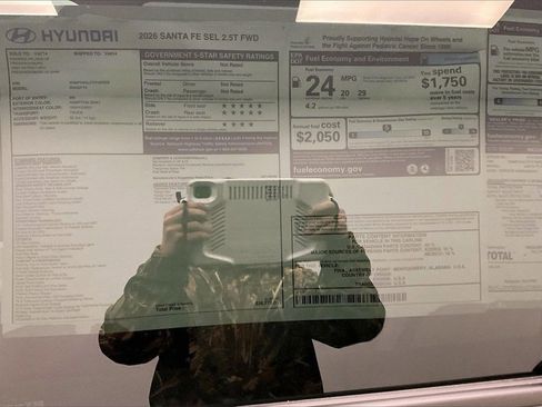 New 2026 Hyundai Santa Fe SEL image 14
