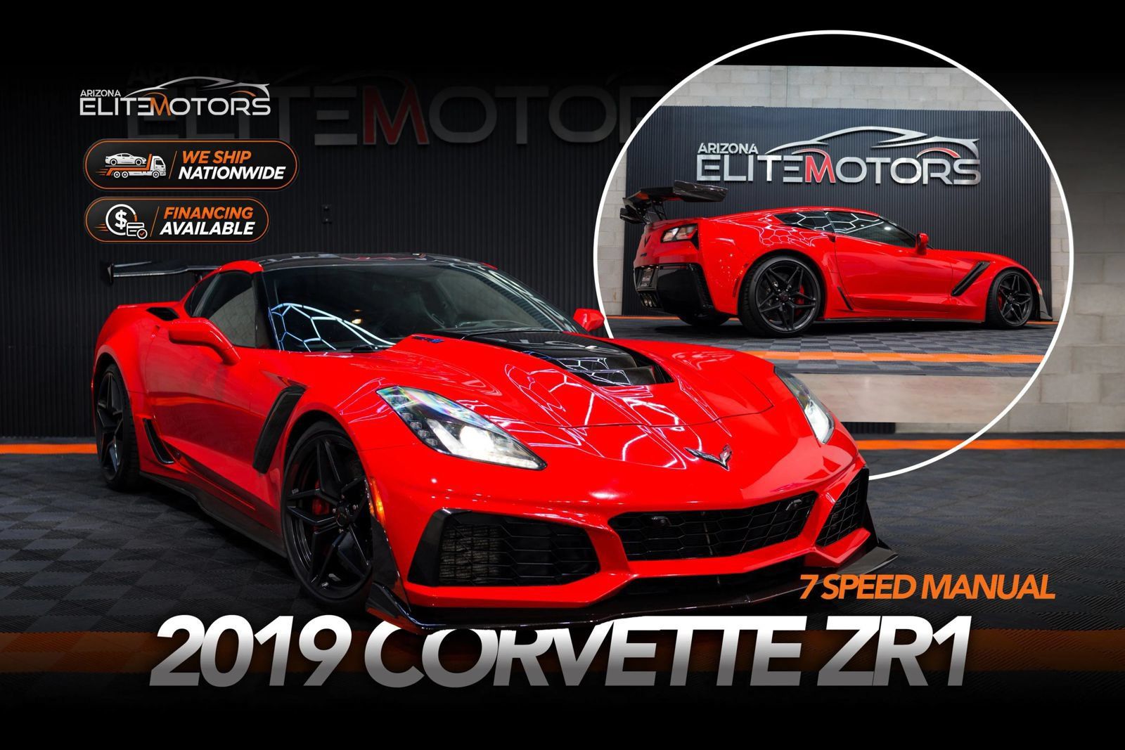 Used 2019 Chevrolet Corvette ZR1 RWD image 1