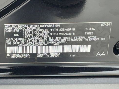 Used 2024 Toyota bZ4X XLE w/ Weather Package image 53