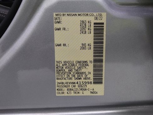 Used 2022 Nissan Altima 2.5 SL image 33