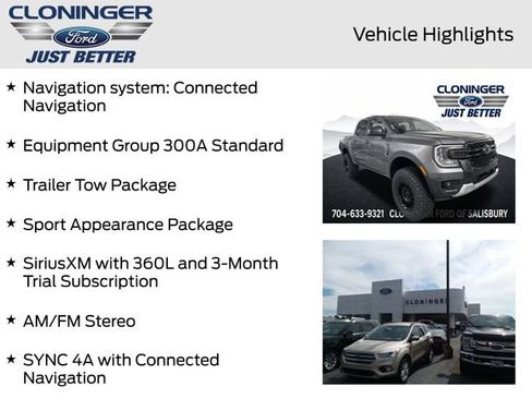 New 2026 Ford Ranger XLT w/ Trailer Tow Package AWD/4WD image 9